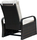 Outdoor Recliner, Aluminum Frame Patio Chaise Lounge Chairs - Image 9