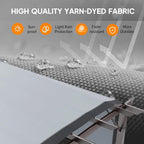 VINGLI 9'x 12' Outdoor Retractable Pergola Canopy - Image 3