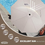 Tempera Patio Market Outdoor Table Umbrella - Image 3