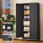 GAIOUS 75''Tall Metal Garage Storage Cabinet, File Cabinet - Image 3
