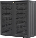 HOMSPARK Indoor/Outdoor Storage Cabinet by HOMSPARK