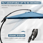 Grand patio 12FT Sunbrella Cantilever Umbrella - Image 5