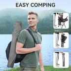 Nazhura 4 Pack Outdoor Camping Chairs Folding/Foldable/Portable - Image 5