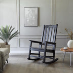 Outdoor Rocking Chairs Set of 2, Oversized Porch Rocker | Weather Resistant - Image 8
