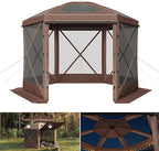 Aoxun 10x10ft Pop Up Canopy Tent, Screen Tent by Aoxun