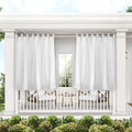 Exclusive Home Cabana Solid Indoor/Outdoor Light Filtering Hook-and-Loop Tab by TownCountryLiving