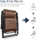 Best Choice Products Oversized Padded Zero Gravity Chair, Folding Outdoor Patio - Image 5