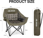 Oversized Camping Chair, Padded Camping Chairs Support 450LBS - Image 3