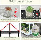 lumizone Foldable 4-Tier Plant Stand - Image 3