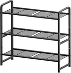 3 Tier Simple Shelf Organizer for Indoor Outdoor, Waterproof Heavy Duty Steel by MWQ