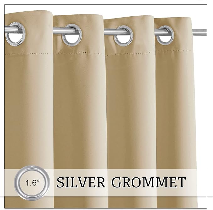 RYB HOME Extra Wide Outdoor Curtains - Image 7