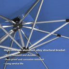 Patio Umbrella, Rectangle Outdoor Cantilever Umbrella, Aluminum Offset Umbrella - Image 6
