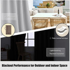BONZER Waterproof Indoor/Outdoor Curtains - Image 7