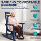 Oversized HDPE Outdoor Rocking Chair, All-Weather Resistant, Extra Large & - Image 5