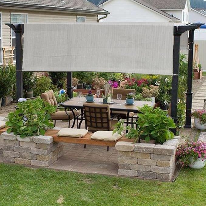 Alion Home Custom HDPE Permeable Canopy Sun Shade Cover Replacement - Image 2