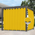 Easy-Going Outdoor Curtains for Patio 1 Panel, 150x84 inch, Weatherproof by Easy-Going