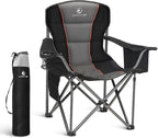 LET'S CAMP Folding Camping Chair Oversized Heavy Duty Padded Outdoor Chair by LETSCAMP