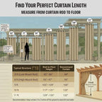 Outdoor Indoor Curtains W52 x L108 - Image 3