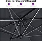 PURPLE LEAF Patio Umbrella - Image 3