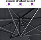 PURPLE LEAF Patio Umbrella - Image 4