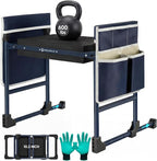 Garden Kneeler and Seat, Foldable Heavy Duty w/Soft Kneeling Pad | 600lbs - Image 8