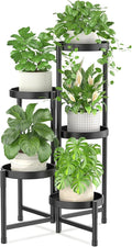 iDavosic.ly Plant Stand Indoor Outdoor, 5 Tier Metal Corner Shelf, Folding by iDavosicly