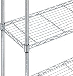Amazon Basics 5-Shelf Adjustable Heavy Duty Steel Wire Rack, Space Saving - Image 3