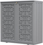HOMSPARK Indoor/Outdoor Storage Cabinet by HOMSPARK