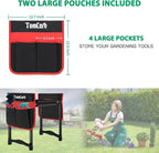 TomCare Garden Kneeler and Seat, 11.12" Kneeling Pad Sturdy Garden Bench | - Image 4