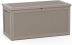 320 Gallon Resin Deck Box, Waterproof UV Resistant by KFY