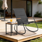 VINGLI Outdoor Rocking Chair, Textilene Mesh Patio Rocker, Heavy Duty 450 lbs - Image 2