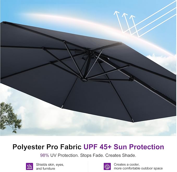 PURPLE LEAF Patio Umbrella - Image 5