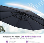 PURPLE LEAF Cantilever Umbrella - Image 8