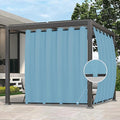 Easy-Going Outdoor Curtains for Patio 1 Panel, 110x108 inch, Sky Blue | by Easy-Going