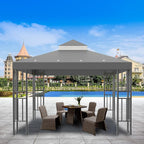 Sumfaller 10x10 FT Gazebo Replacement Canopy Top Cover | Double Tiered Canopy - Image 4