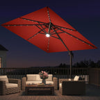 JZAC & QZYD 9x9 FT Cantilever Offset Patio Umbrella - Image 2