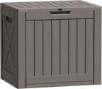 Flamaker Resin Deck Box 40 Gallon Waterproof Outdoor Storage Box | Indoor by Flamaker