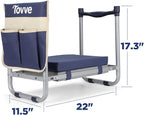 Tovve Foldable Garden Kneeler and Seat, Heavy Duty Garden Stool - Image 2