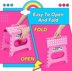 Delxo Folding Step Stool 11 Inch, 300 Lbs Step Stool - Image 7
