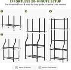 Livilord 5-Tier Plant Stand Indoor Outdoor, Waterproof Corner Garden Rack - Image 8