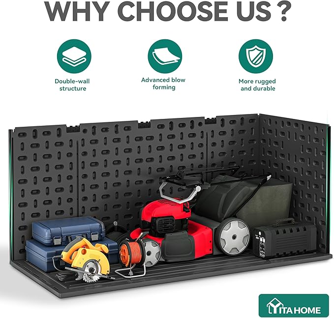 YITAHOME 320 Gallon Double-Wall Deck Box - Image 2