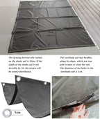 Retractable Wave Sun Shade Sail Waterproof 3' x 22' Sun Shade - Image 4