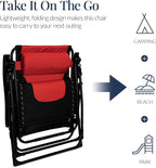 Best Choice Products Oversized Padded Zero Gravity Chair, Folding Outdoor Patio - Image 6