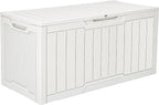 YITAHOME 100 Gallon Large Outdoor Deck Box | Waterproof Resin Storage Box by YITAHOME