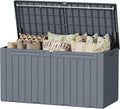 Devoko 100 Gallon Outdoor Storage Box, Waterproof Deck Box Lockable | Weather by DEVOKO