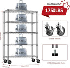 IZEUK 5-Tier Storage Shelving Unit - Image 3