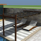 Windscreen4less 3' x 33' Retractable Sun Shade Canopy Cover Sliding Wave Shade - Image 7