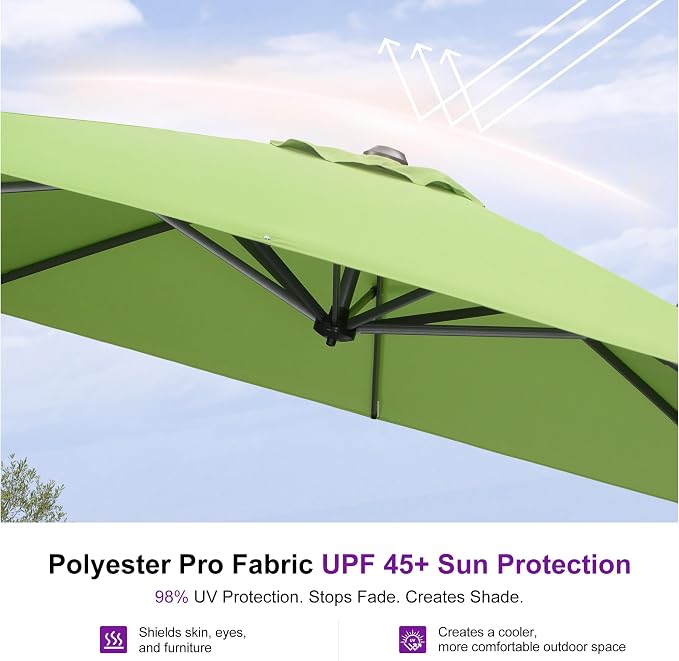 PURPLE LEAF Outdoor Umbrella - Image 5
