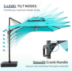JZ-DZS Cantilever Patio Umbrella - Image 5