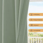 Outdoor Patio Curtains Waterproof - Image 3